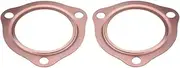 HDVCRNBAVW Reusable Copper Header Exhaust Collector Gaskets 3-1/2 Inch Compatible For SBC BBC 302 350 454 2.5 Inch Collectors exhaust gasket