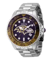 Invicta NFL Baltimore Ravens Men's 47mm Grand Diver Automatic Watch 45039