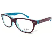 Ray-Ban Kids Eyeglasses Frames RB1555 3763 Purple Blue Rectangular 46-16-125
