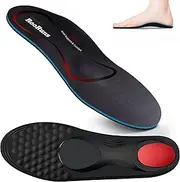 [RooRuns] Plantar Fasciitis Insoles, Orthotic Shoe Inserts with Arch Supports, Metatarsal and Heel Cushion for Metatarsalgia, Flat Feet, Forefoot Pain, Morton’s Neuroma, Arch Support Insoles for Women and Men