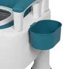 Bedside Commode Toilet Chair Prevent Slip Double Sealing 330lb Load Bearing DOB