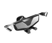 Universal Mini Deformable Telescopic Car Phone Holder Gravity Car Stand Car Gravity Mobile Phone Bracket-Silver