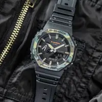 在飛比找momo購物網優惠-【CASIO 卡西歐】G-SHOCK 軍事風格 八角形錶殼 