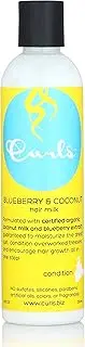 Curls Blueberry Bliss Blueberry & Coconut Hair Milk - 8 fl oz, Leave In Conditioner and Styler, Moisturizing & Nourishing, for Curly, Natural, and Coily Hair