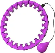 Weighted Hoop, Portable Quiet Non Slip Accessories Fitness Hoop Fit Hoop for Indoor, Gym, Training