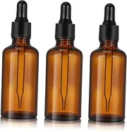 WOFASHPURET 12Pcs Brown Glass Essential Oil Bottles Antique Style Empty Perfume Container with Dropper for Women for Handbag Organization and Decoration