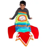 Boys Kids Plush Tails Throw Blanket Comfy Soft Durable Rocket ship Blanket
