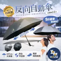 在飛比找蝦皮商城精選優惠-台灣現貨 台灣製 2-3人 自動傘 反折傘 反向傘 遮陽傘 