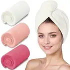 3 PCS Microfiber Hair Towel, Hair Wraps for Women Wet Hair, Hair Turban for A...