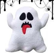 Ghost Pillow | Ghost Shape Throw Pillow | Cute Soft Ghost Throw Pillow Decorative Spooky Pillows for Halloween Party Outdoor Home Cushion Decorations