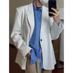 [ADEN]🇰🇷韓國白色高級感西裝外套 西裝外套男 男西外 西裝外套 外套