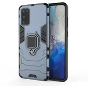 2PCS Shockproof Armor Case for Samsung A32 4G Ring Stand Silicone Phone Back Cover for Galaxy A32 4G Capa Funda Coque - Blue Samsung A32 4G