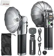 GODOX Lux Master Retro Flash, Touch Screen TTL HSS Flash, 2.4G Wireless Compatible GODOX X3 X2 XPROII Trigger, CCT 6000K±300K, S1/S2 Optical Control for Canon, Nikon, Sony, Olympus, Hasselblad Camera