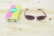 New! Tifosi Svago Active Sunglasses Crystal Peach Blush Frame Smoke Lens
