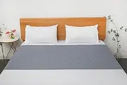2 Pcs Waterproof Incontinence Bed Pads Washable Reusable Bed Underpads Non-Slip Bed Cover with Tuckable Sides Mattress Protector Mattress Pad for Adults Elderly Kids Baby Pet Queen Size (2)