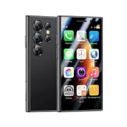 Mini 4G Smartphone Unlocked Android 9.0 HD Touch Screen 2GB RAM 16GB ROM S23Pro Dual Camera Compact Black