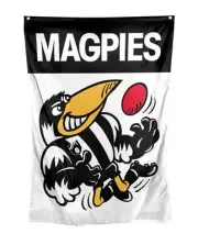 Collingwood Magpies AFL Retro Wall Flag 100cm x 70cm