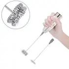 Handheld Milk Frother - Battery Powered Electric Drink Mixer Whisk, Mini Blender
