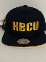 Mitchell & Ness HBCU Black & Yellow SnapBack Hat/Cap NWT