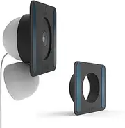 [Koroao] Adhesive Window Mount Bracket for Google Nest Cam Indoor(Wired)-2nd Gen Camera, No Screws Self-Adhesive Easy Installation Glass Window Mounting (1-Pack，Black)