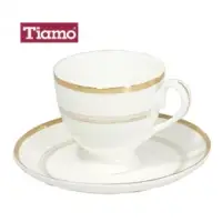 在飛比找博客來優惠-Tiamo hg3218 骨瓷咖啡杯盤組(2組入)
