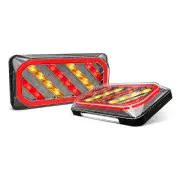 LED Autolamps Stop Tail Indicator Licence Light 52 LED Lamp 40cm Cable Bulk Kit