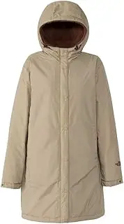 [THE NORTH FACE] Women's Jacket, Compact Nomad Coat, Padding, Fleece, Windproof, Water Repellent, Lightweight, Camping