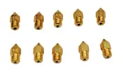 10-PCS MK8 0.4mm Extruder 3D Printer Nozzle for Makerbot Creality CR-10 Ender 3
