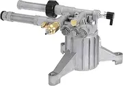 High Pressure Washer Pump Replace RMW22G24-EZ-SX Left-Handed Pump Aluminum Vertical 7/8" Shaft Power Washer Pump Head 2400 PSI, 2.2 GPM, 166 Max Bar with Thermal Relief Valve, Easy Start Valve