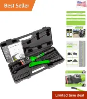 16 Ton Hydraulic Wire Crimper Battery Cable Lug Terminal Crimping Tool WIth S...