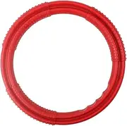 DECOMELODY Interactive Dog Chew Toy Flying Disc for Breeds for Training and Playtime Relieves Stress and Boredom Safe Rubber Material Red