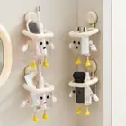 Suction Cup Toothbrush Holder Wall-mounted Bathroom Storage Box