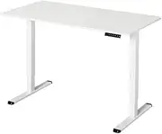 Artiss Electric Laptop Standing Desk Height Adjustable Sit Stand Desks Desktop Table Office Study Computer Workstation Home Use Monitor Riser with Control Panel White