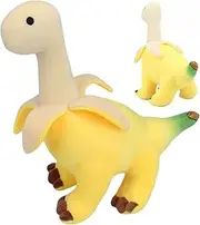 SVCEQZE Banana Dinosaur Plush, 30cm Banana Plush Doll, Banana Plush Toy, Dinosaur Stuffed Toy, Plush Dinosaur Figure, Plush Stuffed Animals, Room Decor Dinosaur Toy, Stuffed Toy