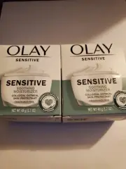 Olay Sensitive Soothing Moisturizer Colloidal Oatmeal Skin Protectant Lot Of 2