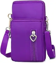 [CRSUSUKJ] Mobile Phone Purses Bag,Waterproof Crossbody Phone Wallet Case,Cellphone Crossbody with Shoulder Strap