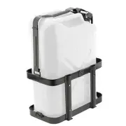 Smittybilt 2798 Lockable Powdercoated Jerry Gas Can Holder Holds 5-gallon