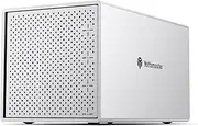 Yottamaster 4 Bay Hard Drive Enclosure, Aluminum 4 Bay SATA 2.5/3.5 Inch External HDD Enclosure SATA3.0, Support 64TB (4 x16TB),Non-RAID Direct Attached Storage (DAS) with Fan Data Storage [PS400U3]