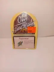 old time radio shows cassette superman sealed