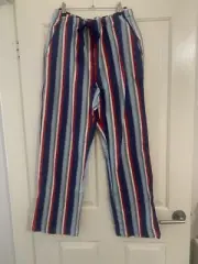 Peter Alexander Mens Pyjama Pants Stripe Large