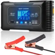 20A Car Smart Battery Charger Lithium LiFePO4 AGM Gel SLA Trickle Truck Charger