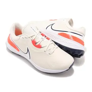 Nike 高爾夫球鞋 Infinity Pro 2 Wide 男鞋 寬楦 米白 紅 透氣 支撐 緩衝 運動鞋 DM8449-041