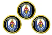 USS Bunker Hill (CG-52) Gold Ball Markers