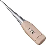 KAKURI Socket Awl Tool 4.5" - Tapered Awl for Woodworking, Marking, Scribing, Hole Punching, Sewing, Leather Working, Crafts - Sharp Japanese Stainless Steel Blade - Made in Japan