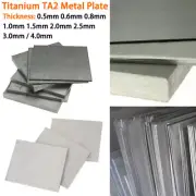 Thickness 0.5-4mm Titanium TA2 Metal Plate Sheet Foil Metalworking 100/150/200mm