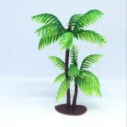 Double Palm Tree Cake Topper Scenery (Set Of 2) 4-1/2" Cake Decoration