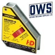 StrongHand Adjust-O Magnet Square with On/Off Switch SMALL Welding MIG TIG ARC
