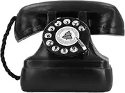 Fdit Retro Decorative Phone Model, Vintage Synthetic Resin Telephone Ornament with Unique Design for Restaurant Cafe Home Decor