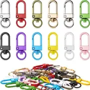 Colorful Metal Lobster Claw Clasps Swivel Lanyards Trigger Snap Hooks Strap w...