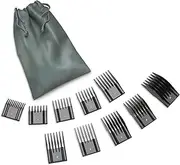 Professional 10 Comb Set Specially Designed to Fit Oster Clippers.